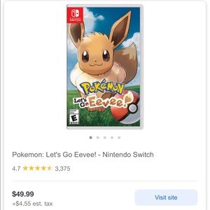 Pokémon Let’s go Eevee!
